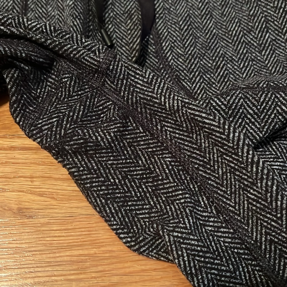 Lululemon‎ Skinny Will Pant Full-On Luon Giant Herringbone Black Heathered Black - Picture 12 of 12